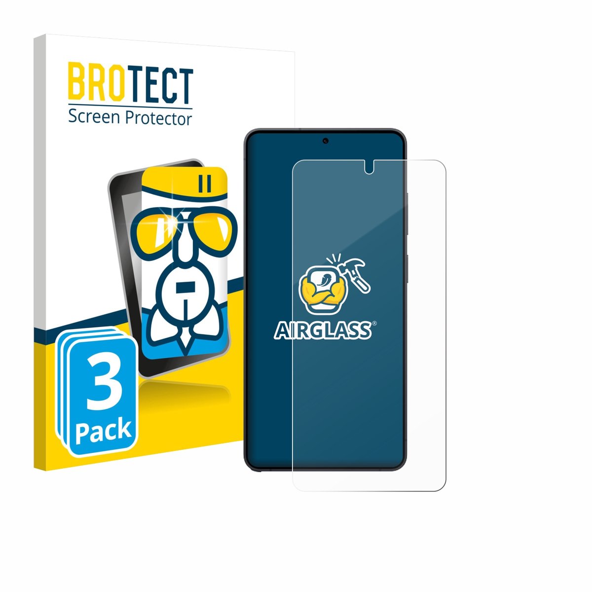 Screenprotector 3 Stuks voor Samsung Galaxy S26 Ultra Beschermglas transparant