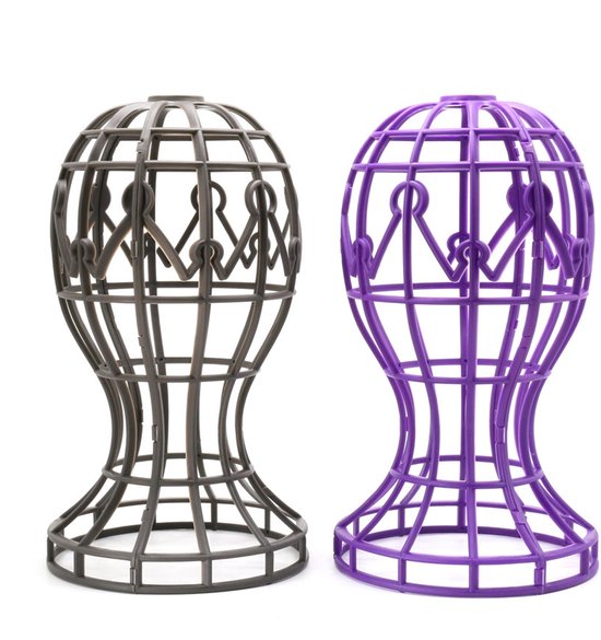 Bakiauli 8 Stuks Pruik Stand Draagbare Vouwen Pruik Stand Hoofd voor Pruiken Droger Hoed Stand Display Tool (zwart Bakiauli 8 Stuks Pruik Stand Draagbare Vouwen Pruik Stand Hoofd voor Pruiken Droger Hoed Stand Display Tool (zwart