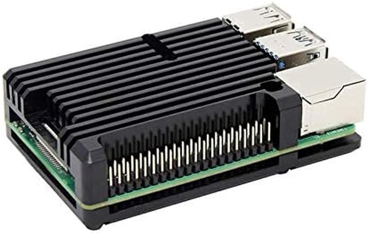 Stil Aluminium Koellichaam Behuizing voor Raspberry Pi 4