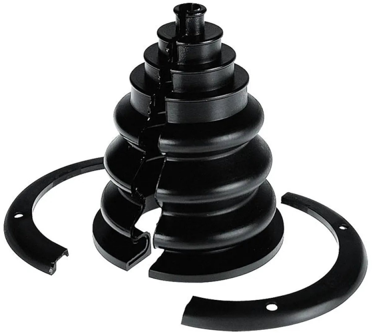 Nuova Rade Kabelwartel Vastgeschroefd Zwart 108 mm