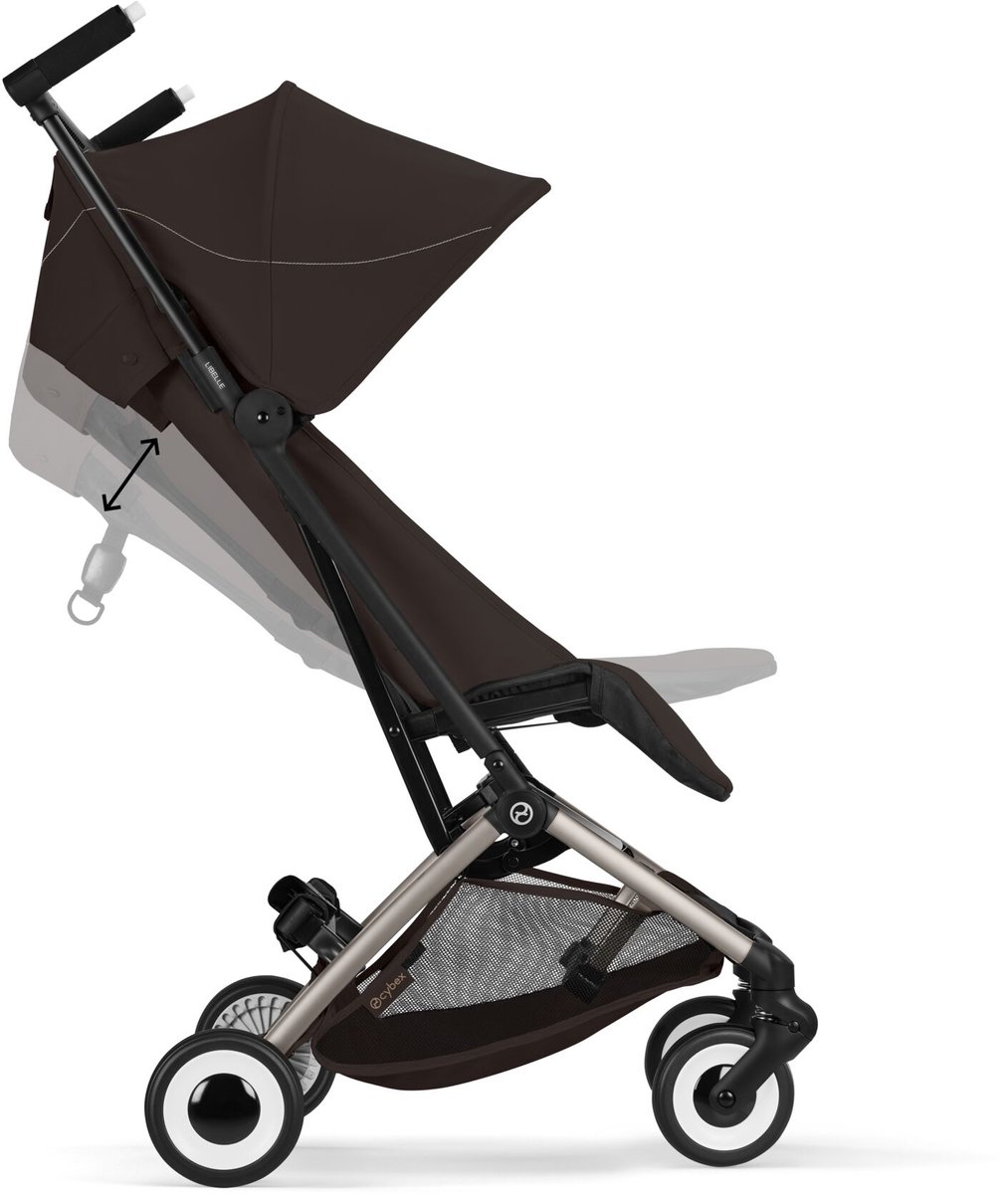 Cybex Libelle - Buggy - Chocolate Brown - 2026 - Geschikt voor handbagage – foto 3