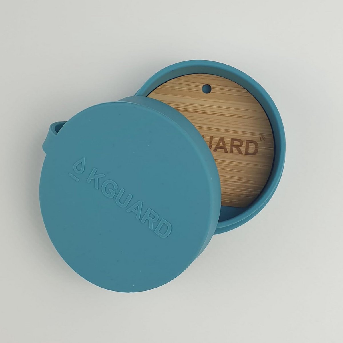 Herbruikbaar Siliconen Waxdoosje met Bamboe Schraper voor Surf- en Kitesurf Wax