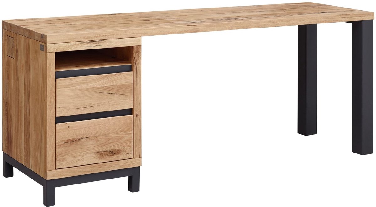 MASSIVMOEBEL24.DE bureau VILLANDERS #142 natuur 220 cm (BxTxH)