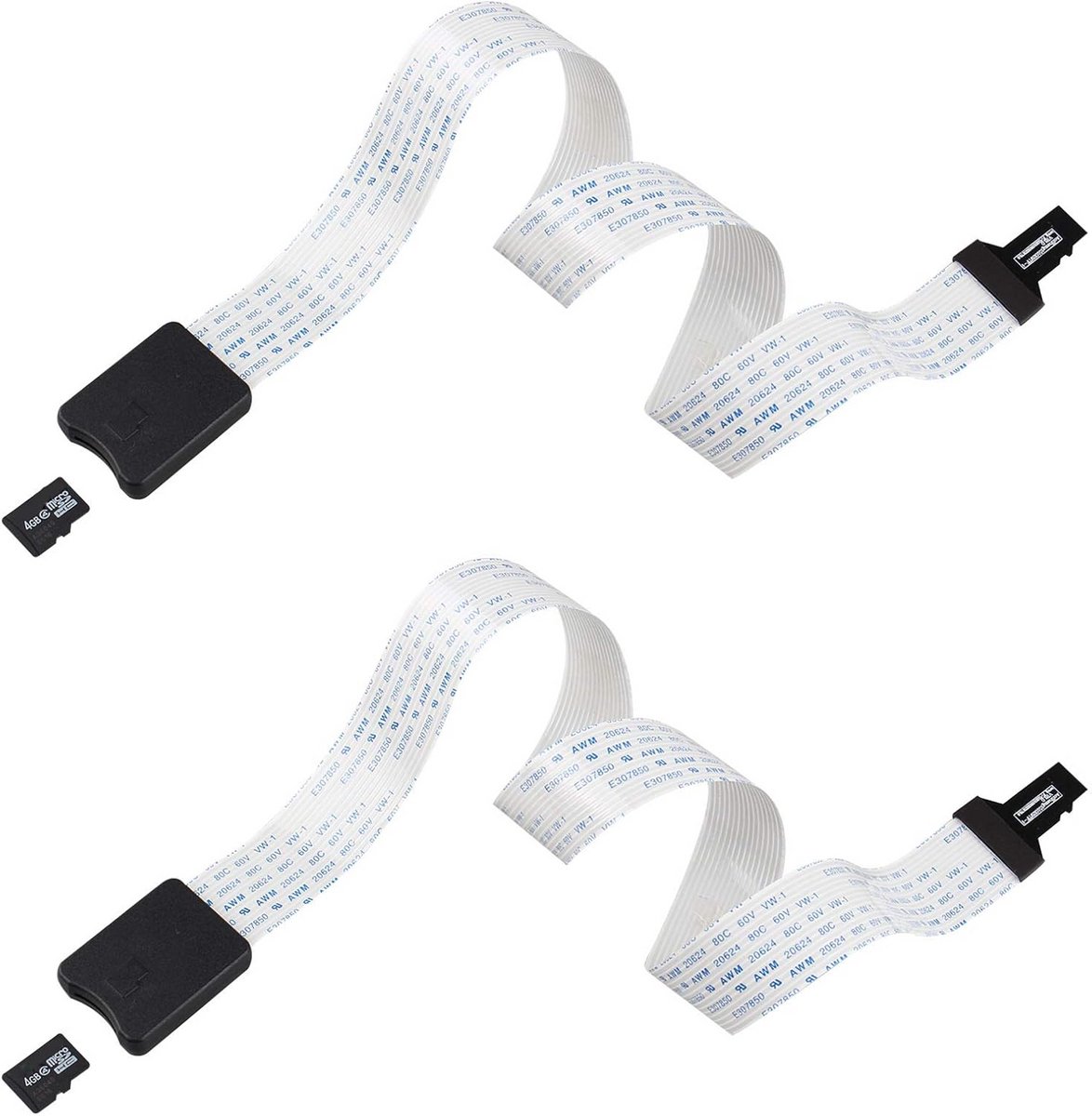 Micro SD naar TF kaart Extensie Kabel 48 cm - Flexibele Adapter voor GPS, Tablet en Telefoon