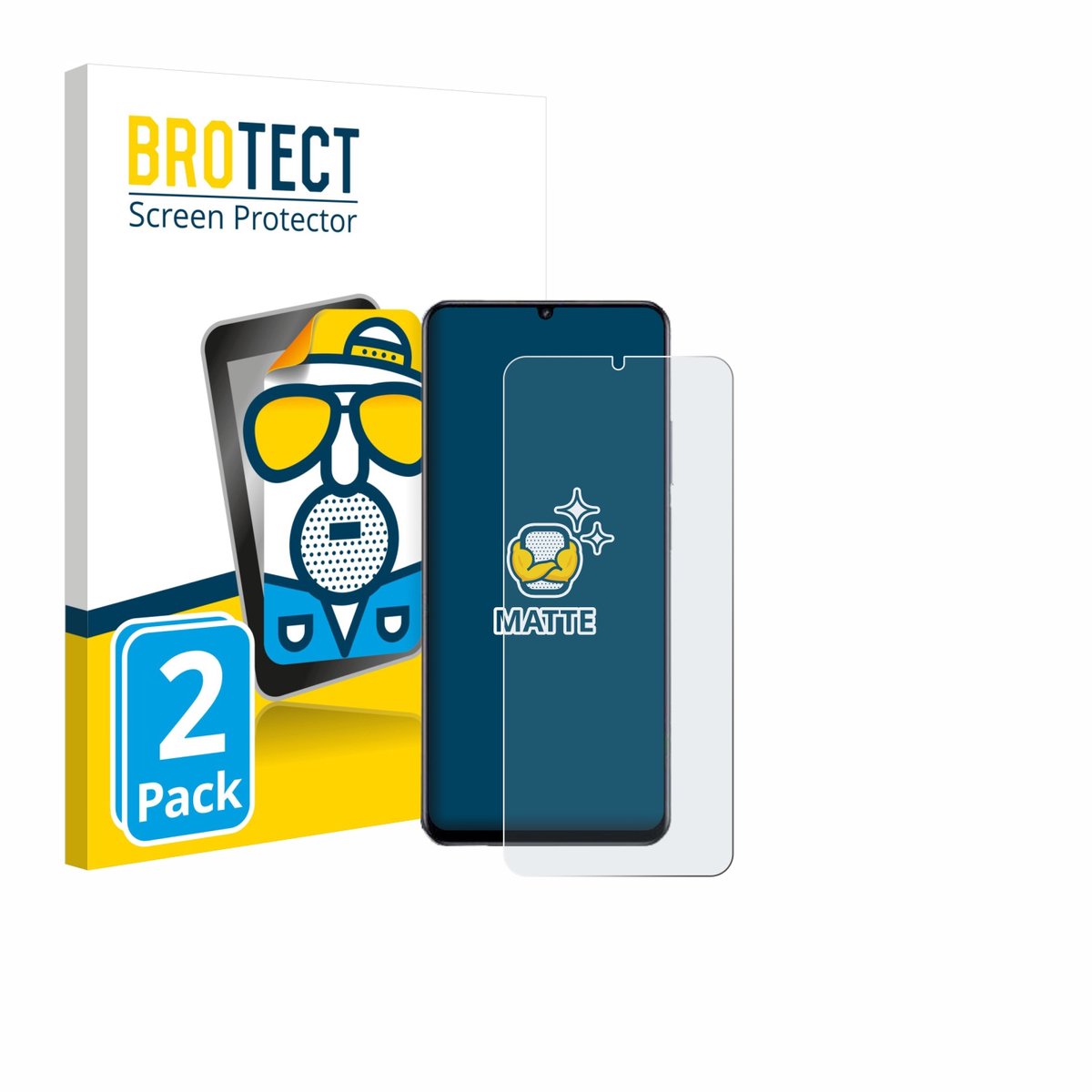 BROTECT - Screenprotector voor realme Note 70 - Folie Beschermfolie matte 2 Stuks