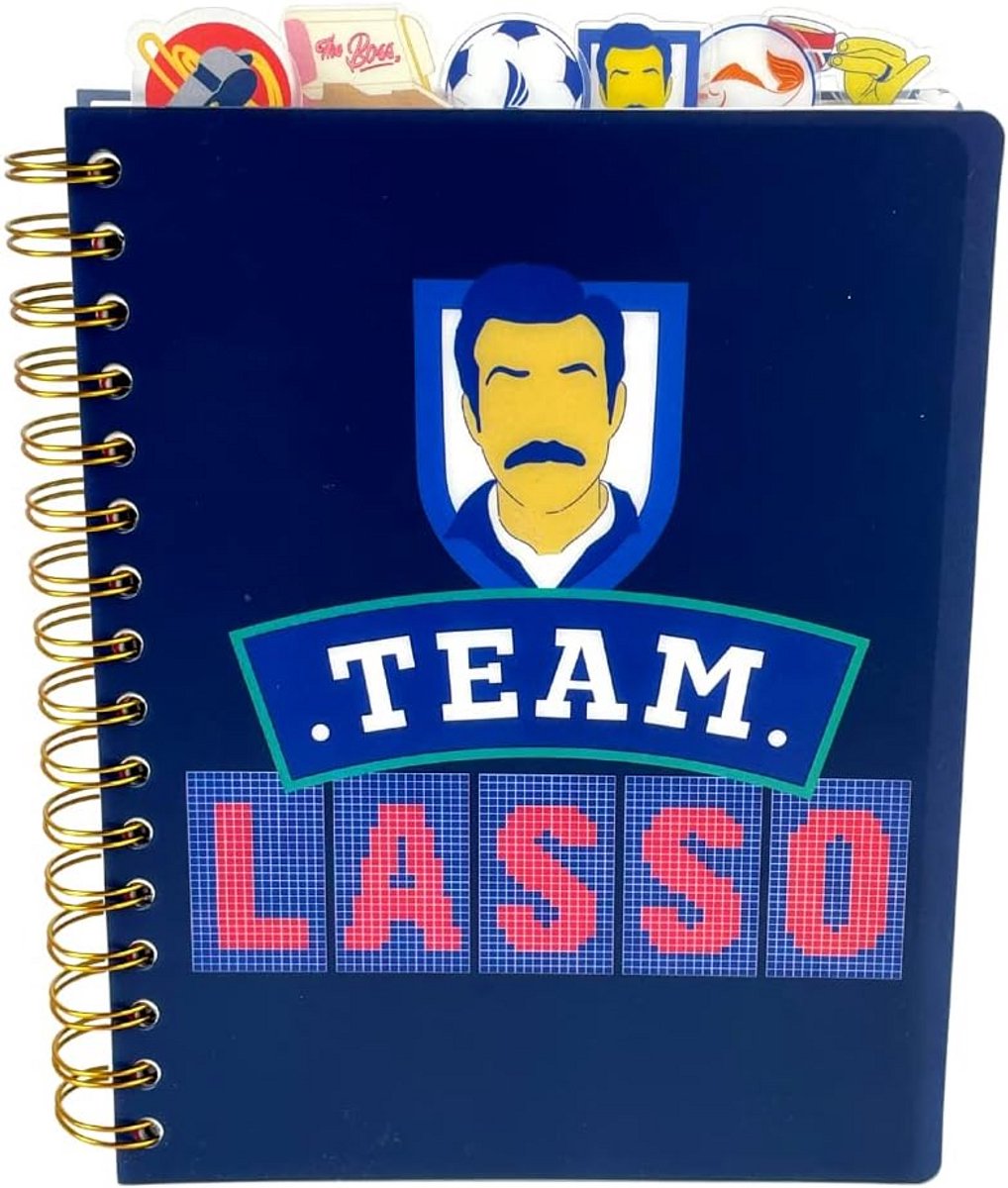 Notitieboek met Tabs en Lijnen - Ideale Planner of Dagboek - Spiraalgebonden