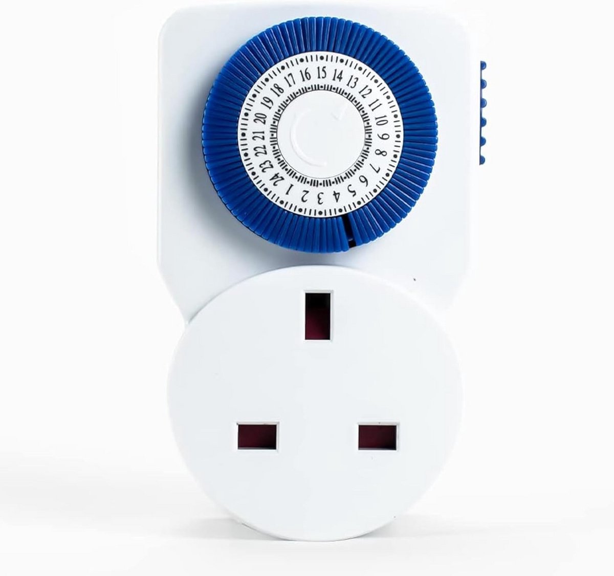 Mechanische 24-Uurs Tijdklok Mini Timer voor Thuisgebruik - Wit