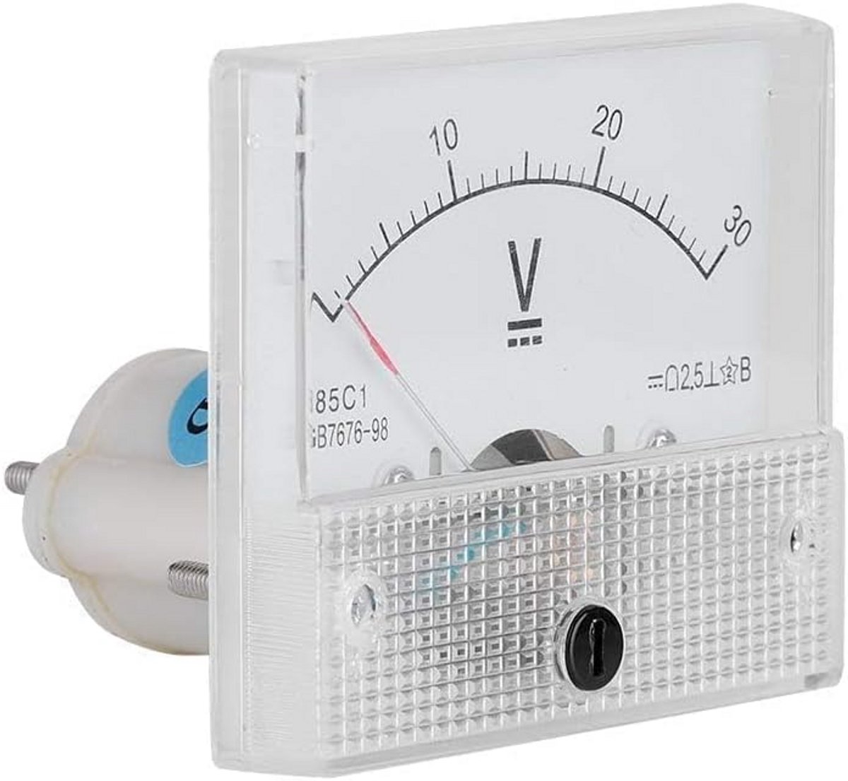 Analoge Spanningsmeter DC Paneelmeter 0-30V voor Circuit Testen - Nauwkeurige Voltmeter