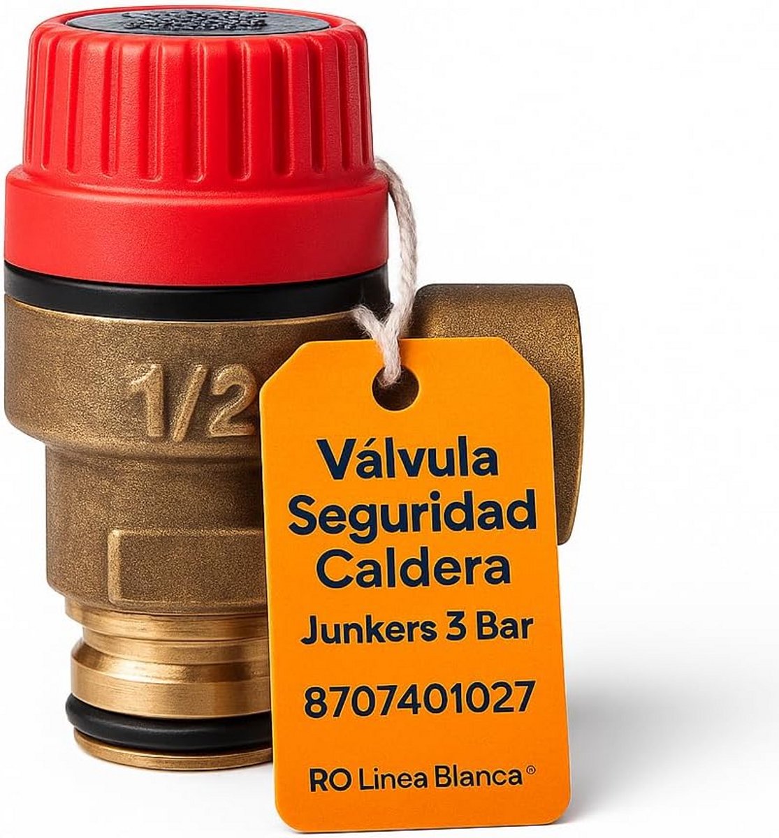 Veiligheidsklep Boiler 3 Bar Universele Vervanging voor Junkers en Roca