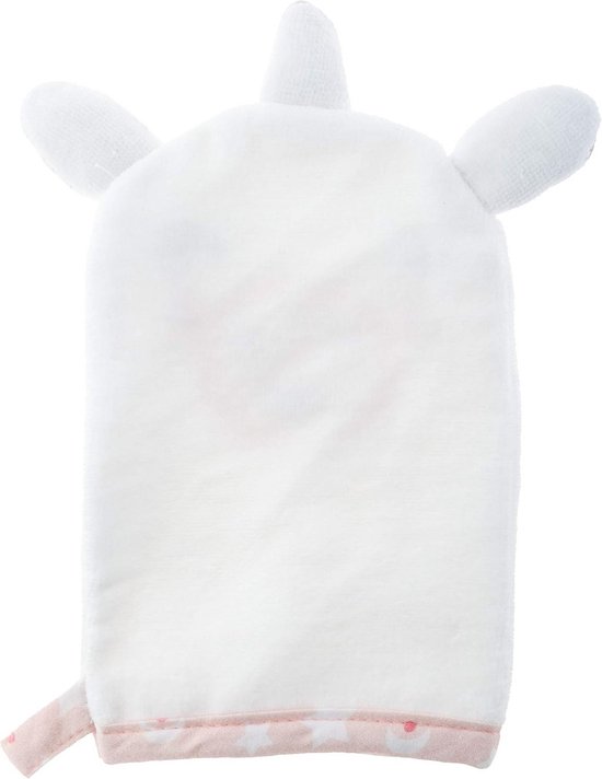 Zachte Badponcho met Capuchon voor Kinderen - Eenhoorn Design — afbeelding 3
