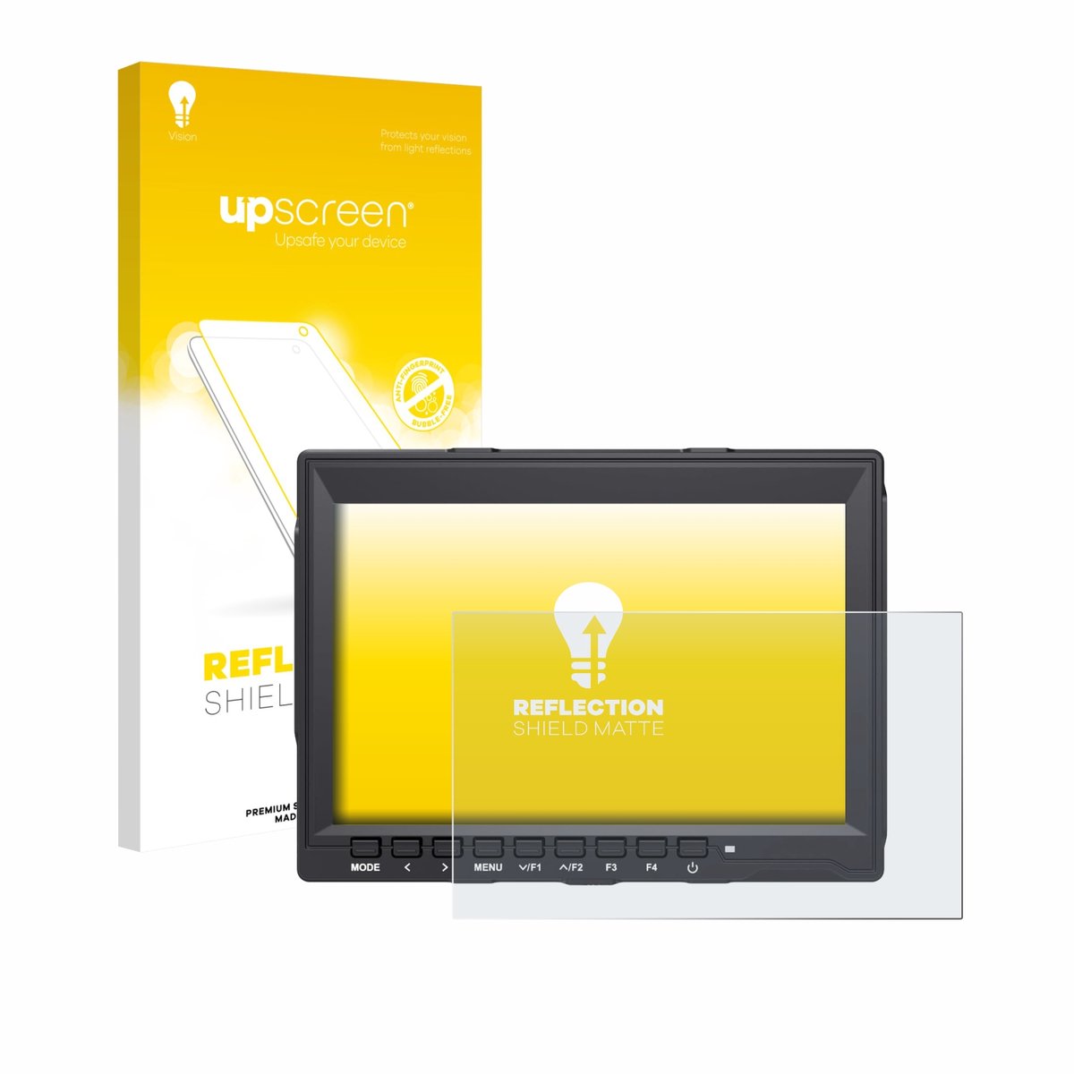 upscreen - Screenprotector voor Feelworld FW759 7" - Folie Beschermfolie anti glare matte