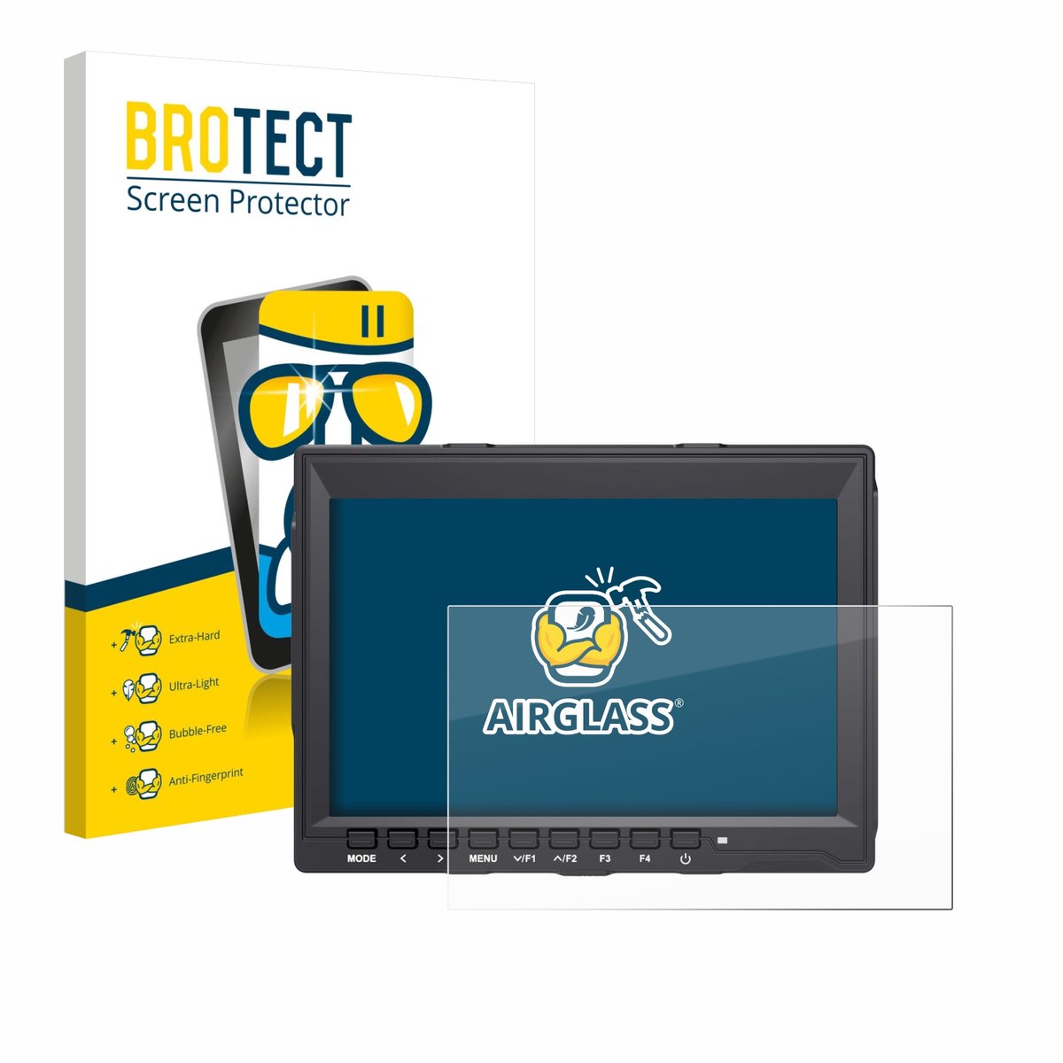 Screenprotector voor Feelworld FW759 7" Beschermglas transparant