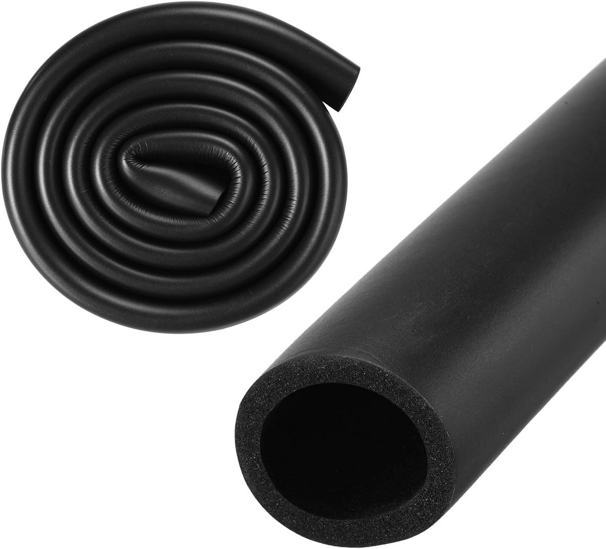 Flexibele Zwarte Schuim Rubber Buisisolatie - 30mm ID