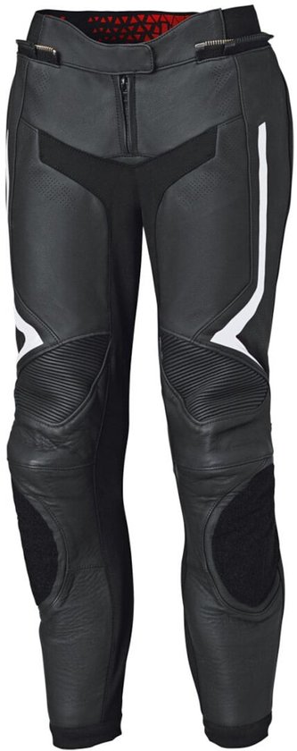 Held Street Rocket 4 Dames Zwart Wit Leren Motorbroek - Maat 44 - Broek