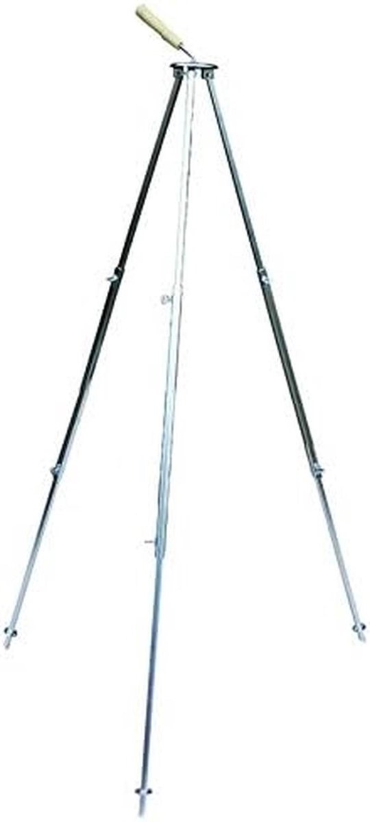 Driepoot voor Grillrooster of Ketel: Telescopisch en Compact