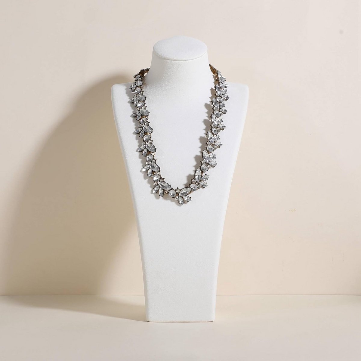 Luxe fluwelen ketting displaystandaard voor sieraden, vitrine mannequin voor toonbank