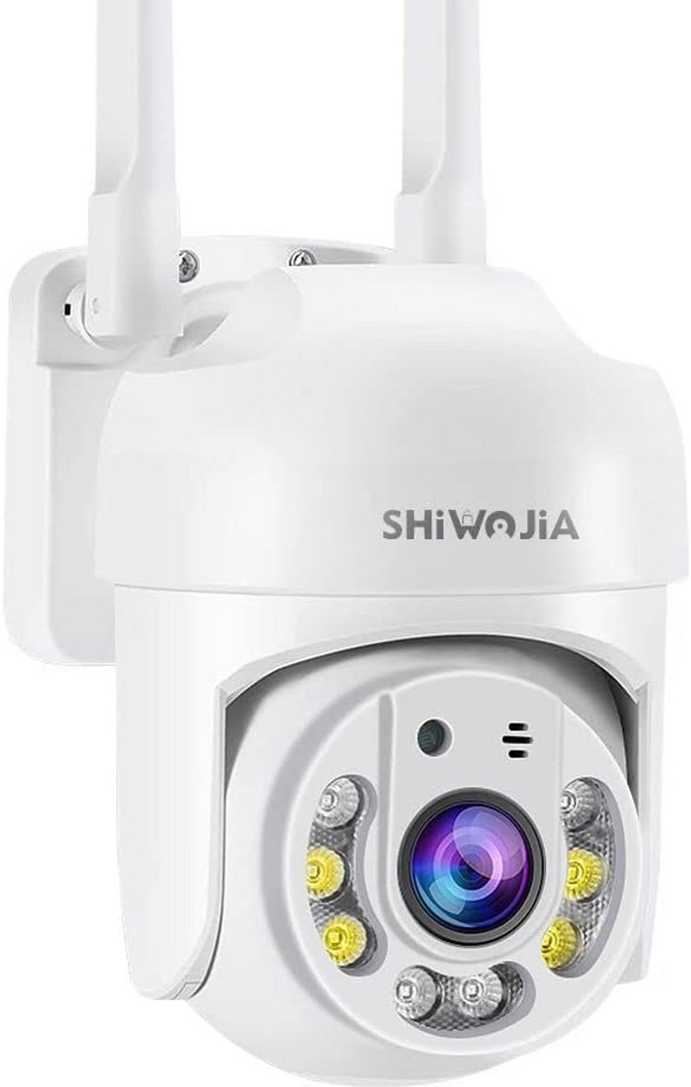 Draadloze Buiten Wifi Camera 1080P met Microfoon, Automatische Tracking en Nachtzicht
