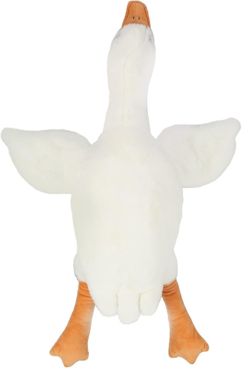 Extra Grote Witte Gans Knuffel - Pluche Dier Fopspeen Kussen (1.3 Meter)