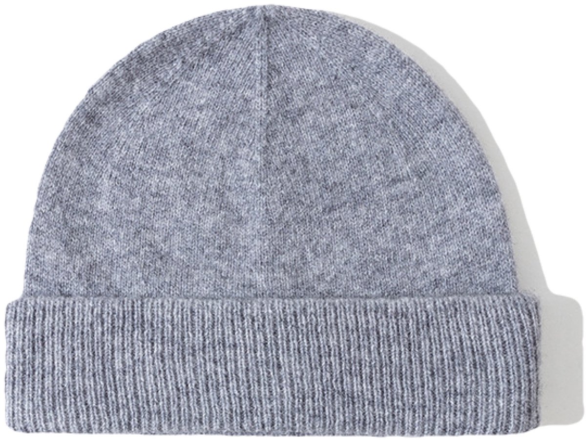 Wollen Beanie Muts – Wintermuts – Beanie Heren – Beanie Dames – Zachte Gebreide Muts – Warme Unisex Muts – One Size – Grijs