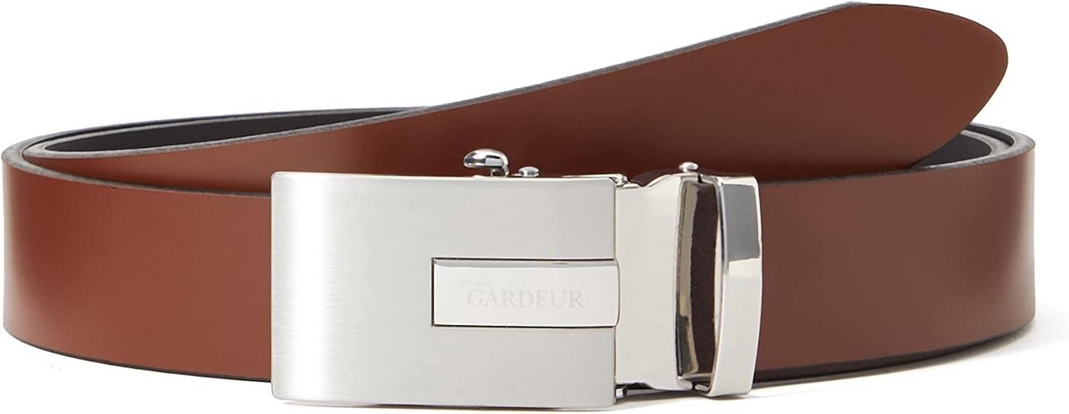 Leren Herenriem met Automatische Gesp - 3 cm Breed