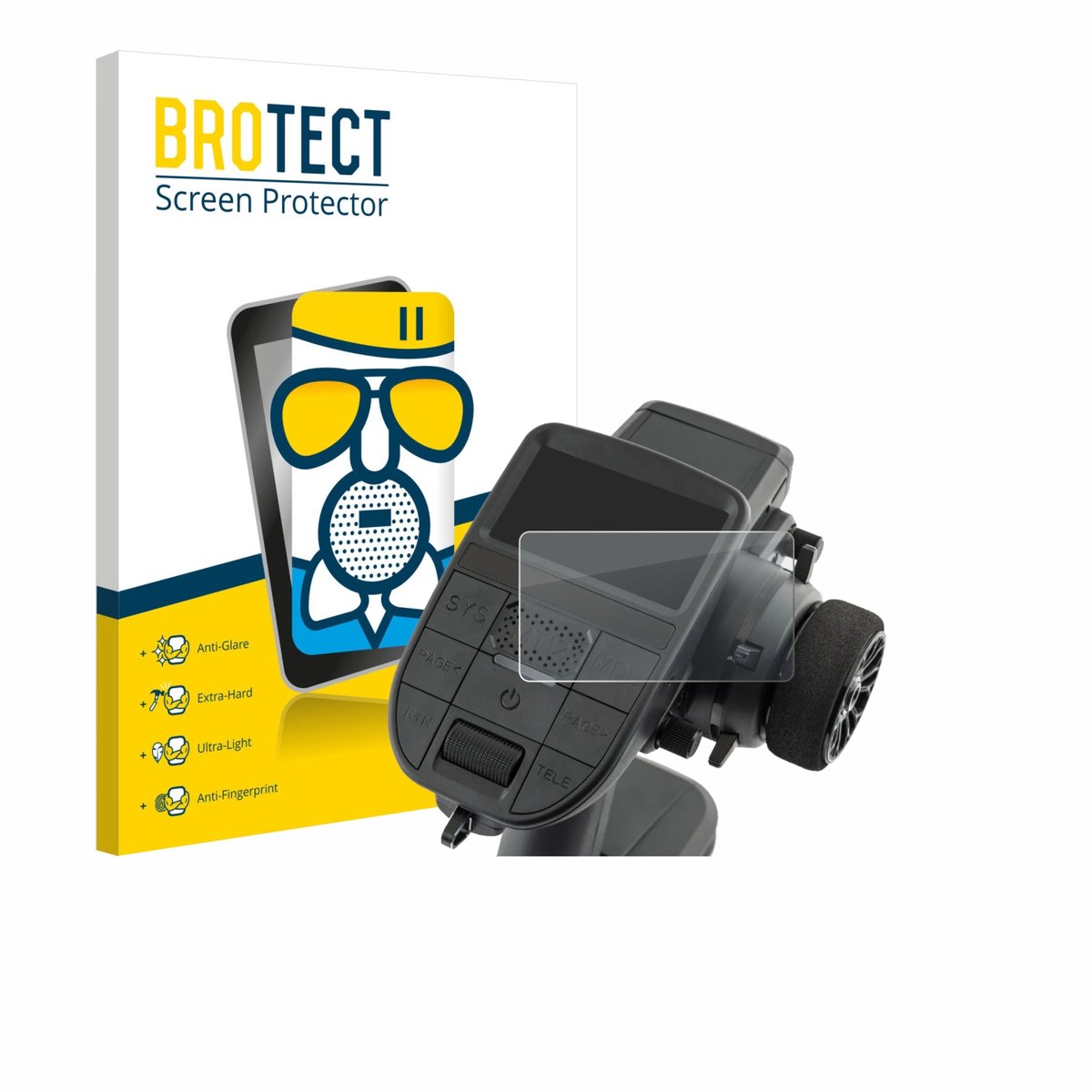 BROTECT - Screenprotector voor Radiomaster MT12 - Folie Beschermfolie Beschermglas matte