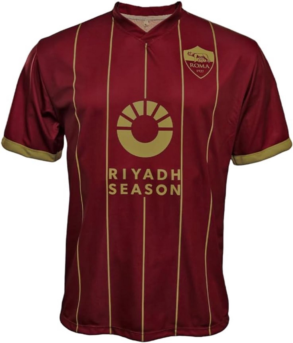 AS Roma 24-25 Thuisshirt - Officiële Replica - Maat S - Blank