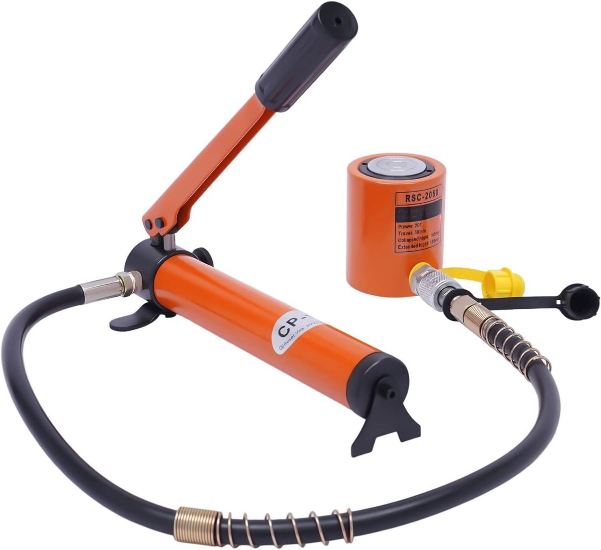 Draagbare 20T Hydraulische Hefset met Pomp en 1M Slang