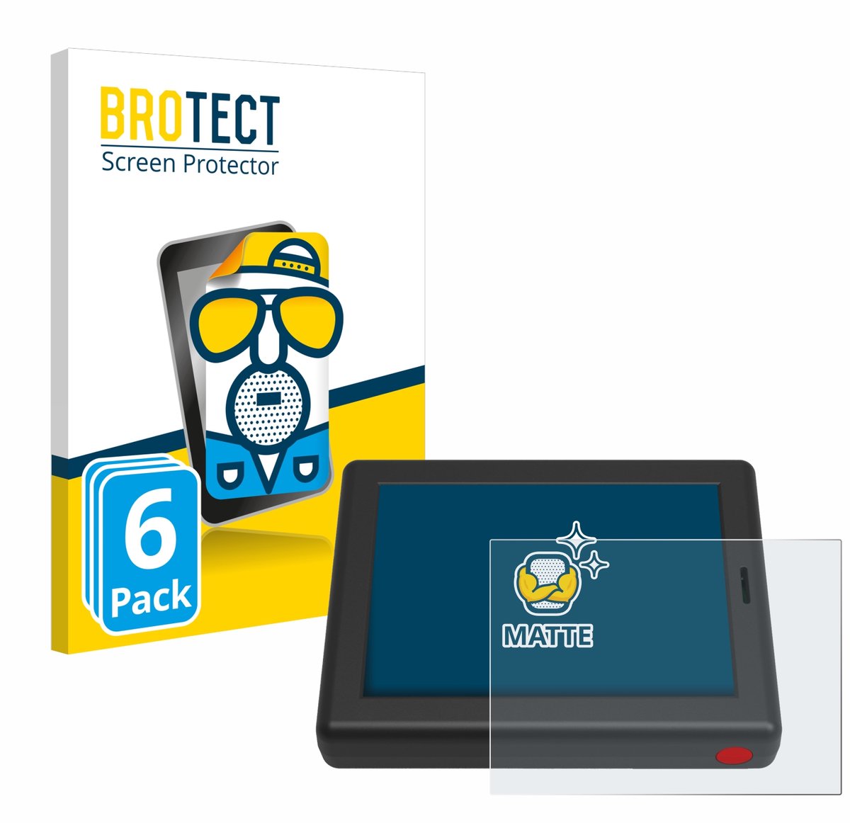 BROTECT - Screenprotector voor XC Tracer Maxx III - Folie Beschermfolie matte 6 Stuks