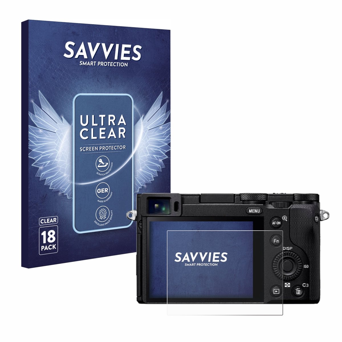 Savvies - Screenprotector voor Sony RX1R III - Folie Beschermfolie transparant 18 Stuks