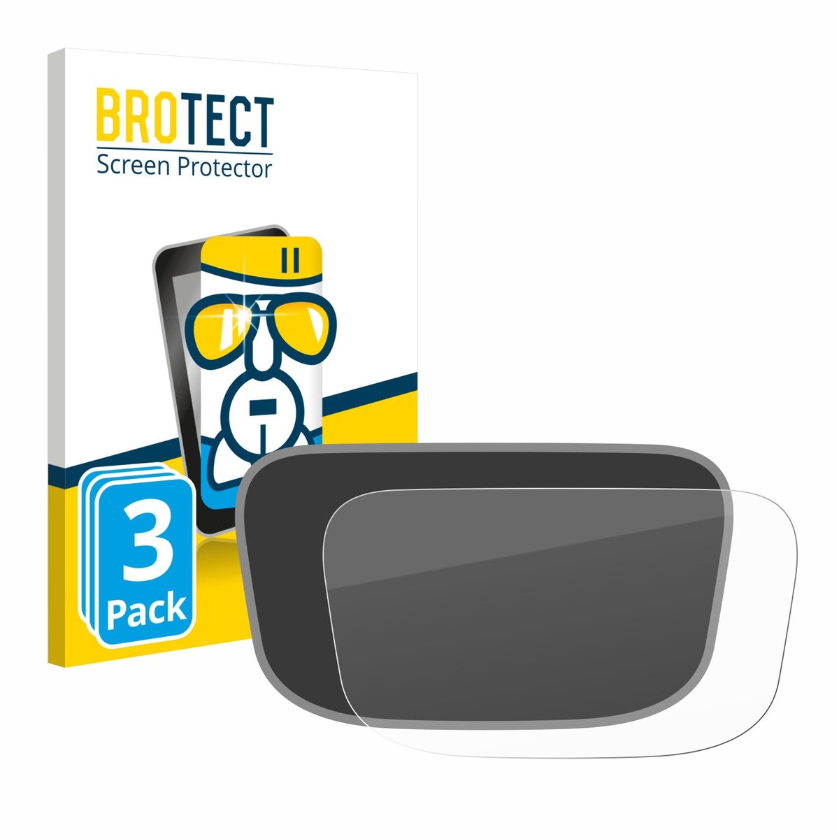 Screenprotector 3 Stuks voor Segway E300SE/E110/E125 Beschermglas transparant