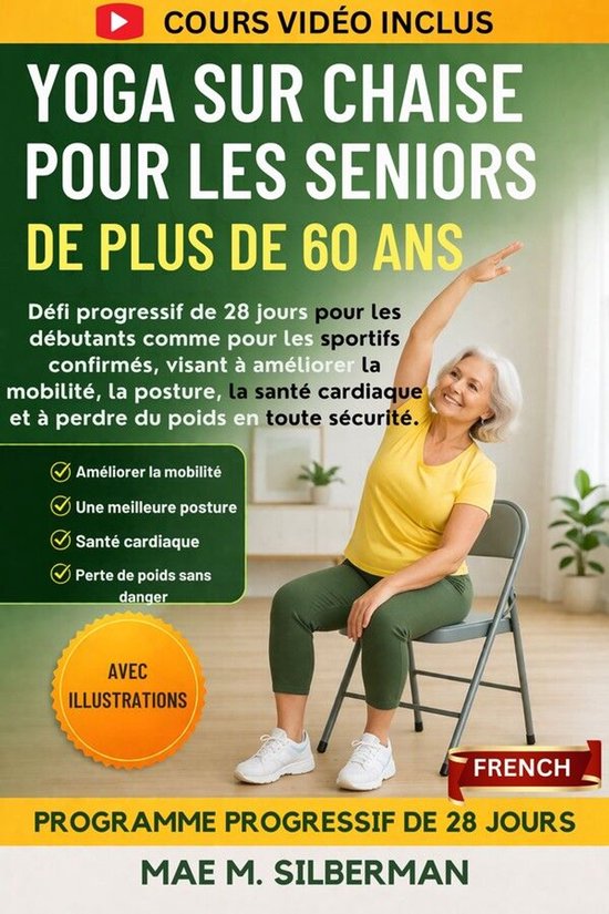 Yoga Sur Chaise Pour Les Seniors De Plus De 60 Ans - cover