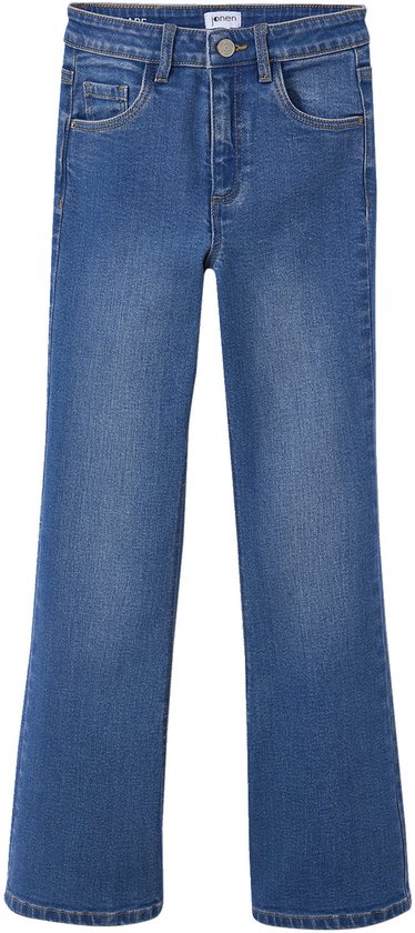 Flare jeans voor meisjes JONEN middenblauw