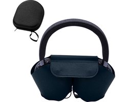 Case geschikt voor AirPods Max - Blauw - Cover - Hoesje - Volledige Bescherming - Stevig