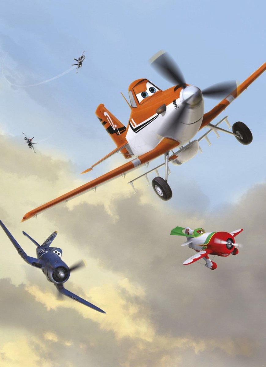 Fotobehang Planes Dusty & Friends