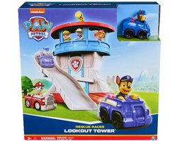 Paw Patrol Rescue Racer Uitkijktoren - Hoofdkwartier Speelset