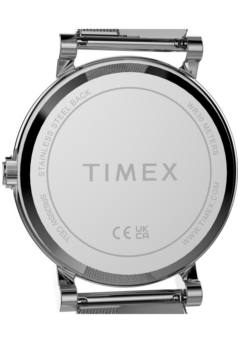 Timex Timex Originals Quartz Analoog Horloge Roze En Zilveren Tint Kast: 100% Laag Lood Messing | Armband: 100% Roestvrij Staal 38 mm TW2Y69000AJ, TW2Y69100AJ