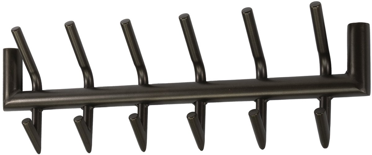Giga Living Kapstok Tubo - Bruin Metaal - 60x10x20cm