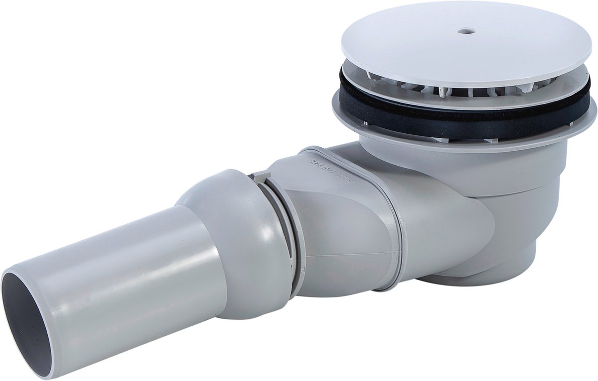 Duravit Douchebakafvoer horizontaal - 90mm - wit