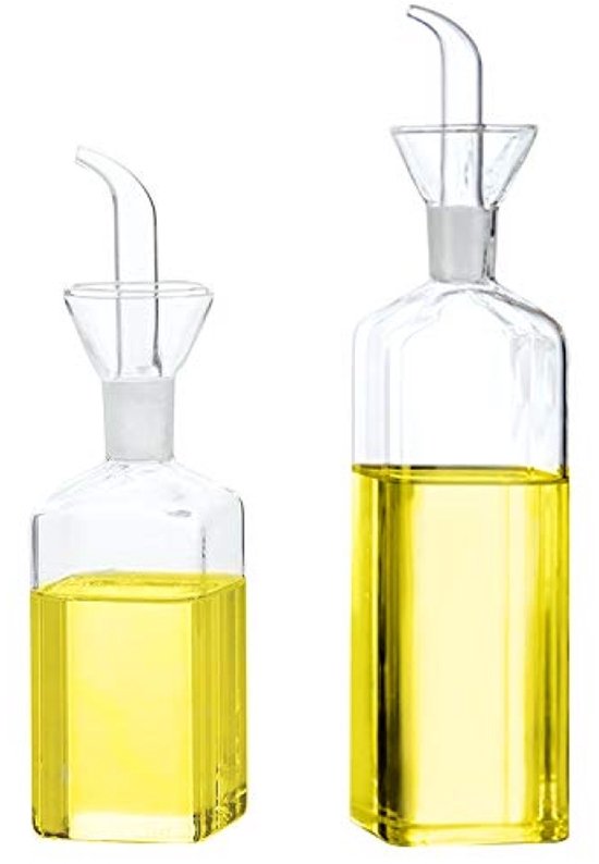 Olijfoliedispenser - drupvrij ontwerp - 1 stuk - voedselveilig glas