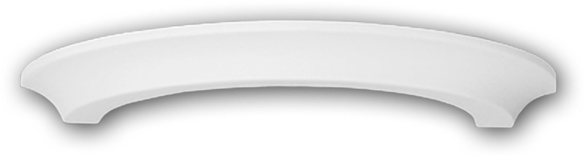 Halve zuilen ring 115100 Profhome Zuil Sierelement Dorische stijl wit