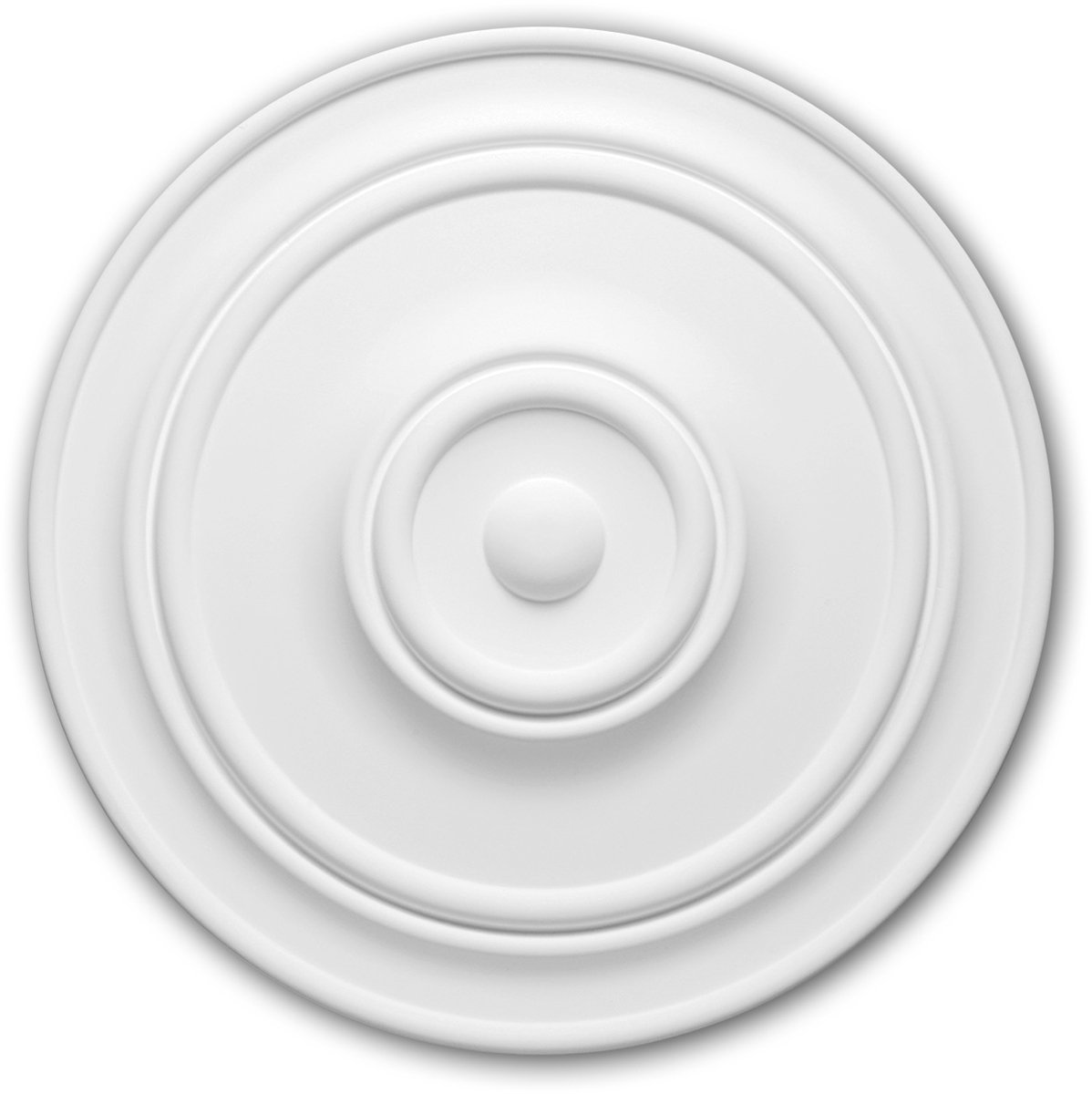 Plafond Rozet 156015 Profhome Sierelement plafond centrum tijdeloos klassieke stijl wit Ø 55,5 cm
