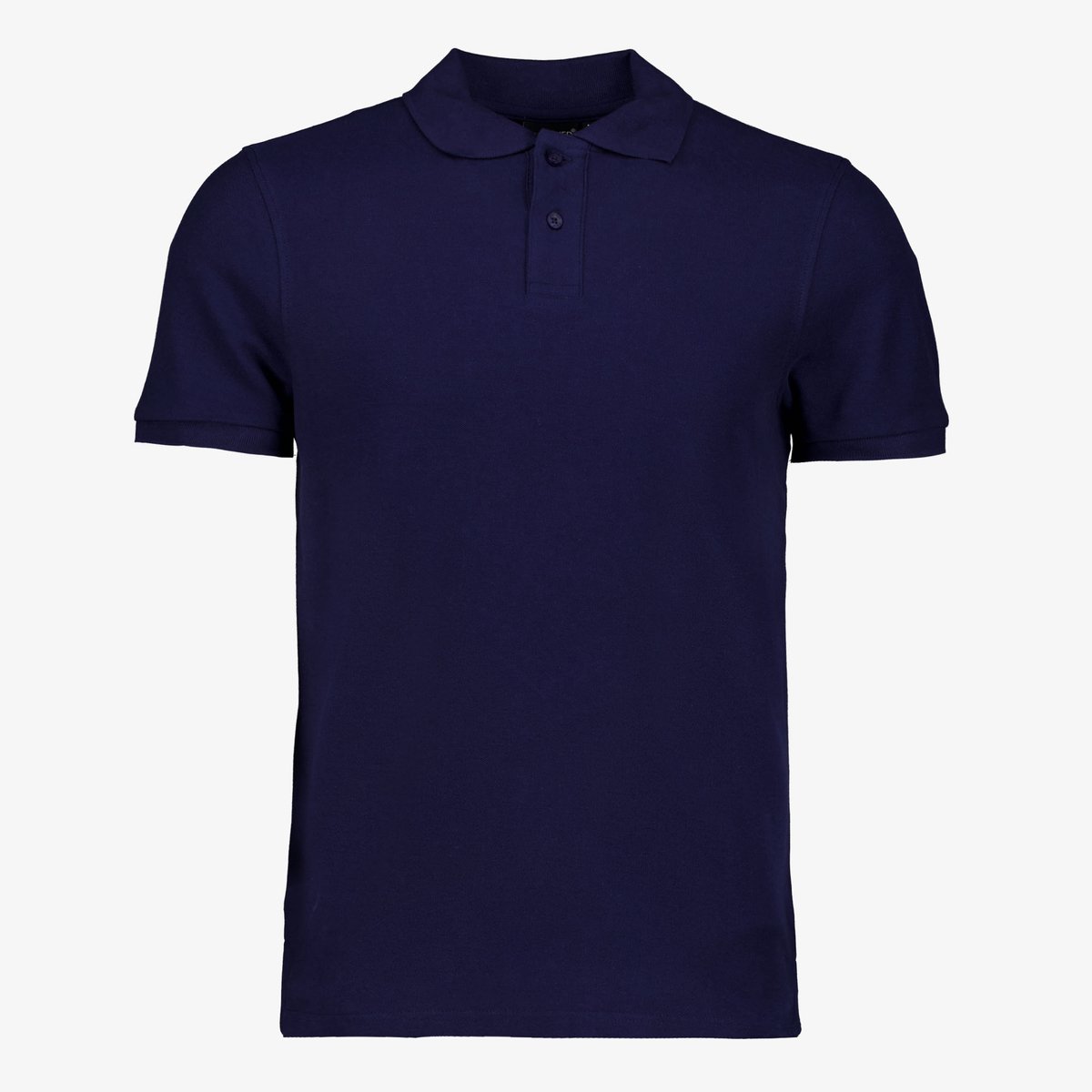 Unsigned heren polo - Blauw - Maat S