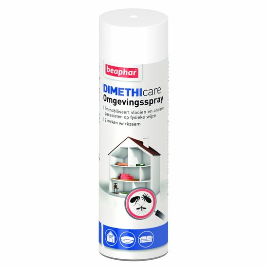 Beaphar Dimethicare Omgevingsspray - Anti vlooien en tekenmiddel - 400 ml 400ml