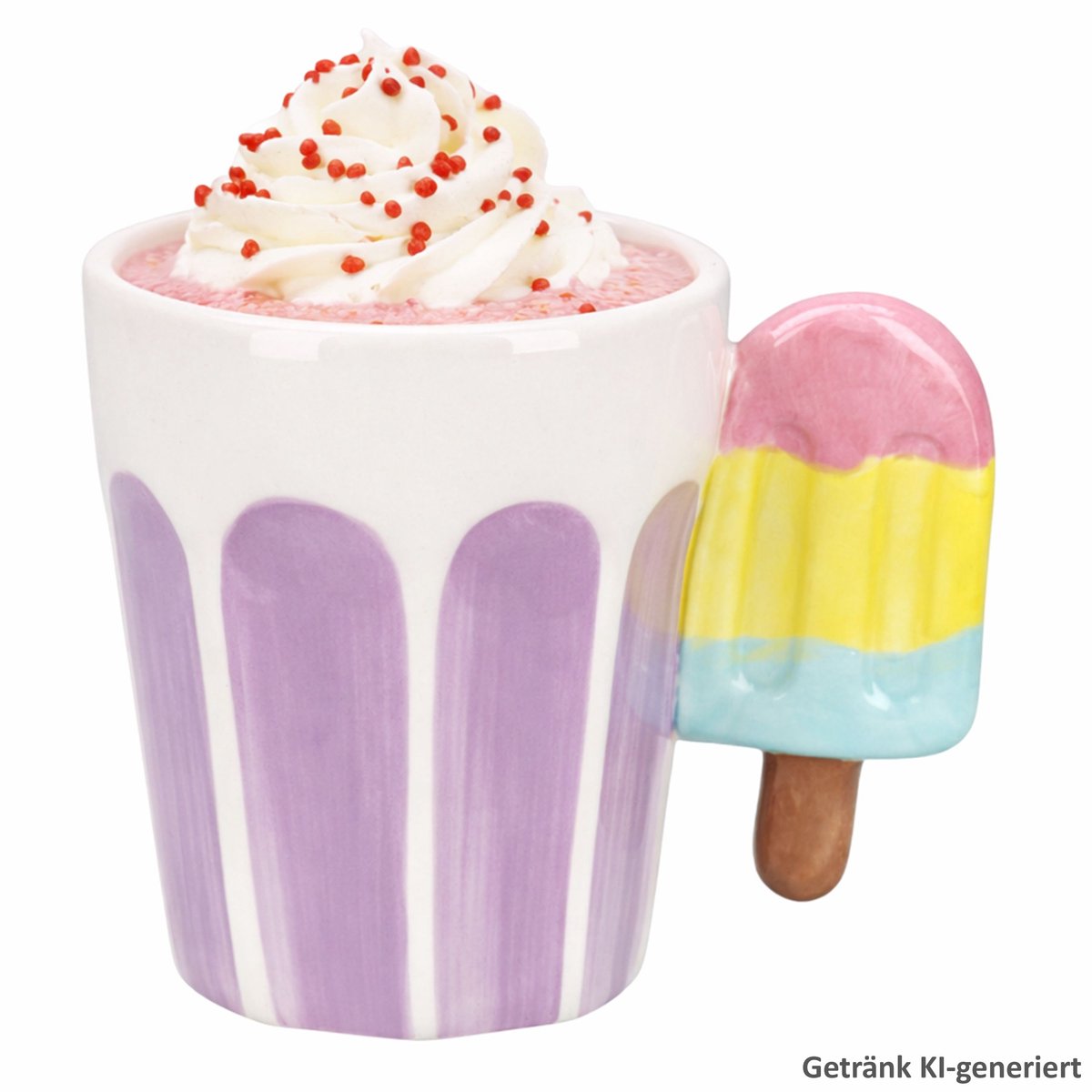 Koffiemok EIS Paars met 3D-optiek van Dolomiet – 24307562