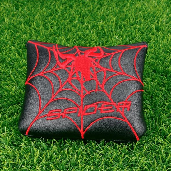 Golf Putter Head Cover met Spinnen Borduurwerk - Bescherming voor Mallet Golfclubs van Merkloos — afbeelding 3