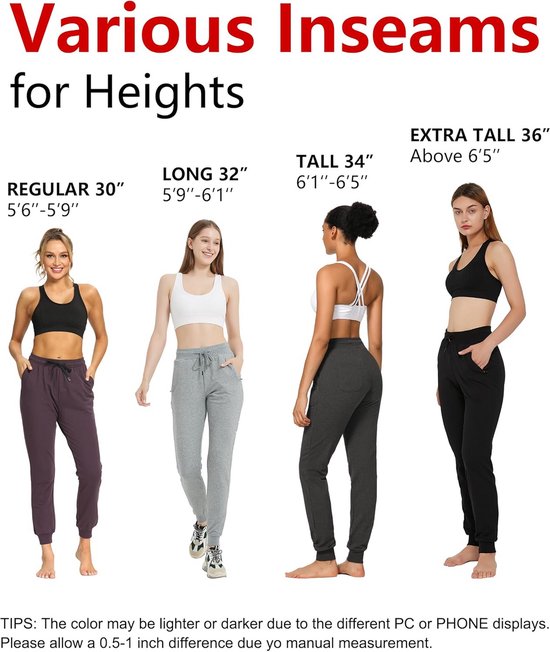 Dames Sportbroek Katoen Recht Joggingbroek met Zakken voor Yoga en Workout — afbeelding 2