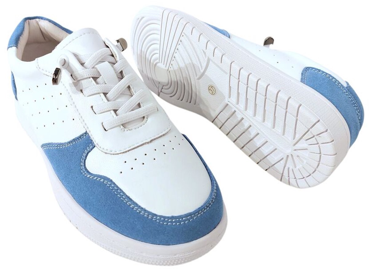 Adventure Shoes Sneaker Pesaro Wit Blauw
