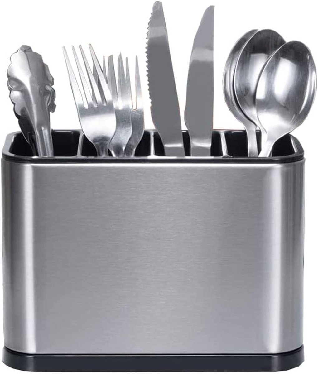 RVS Bestekhouder & Keukengerei Organizer – Stijlvolle Opbergcontainer Voor Keuken