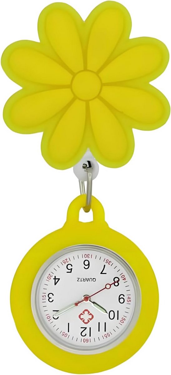 Verpleegkundig Zakhorloge met Clip voor Artsen en Zorgpersoneel met Lichtgevende Wijzerplaat