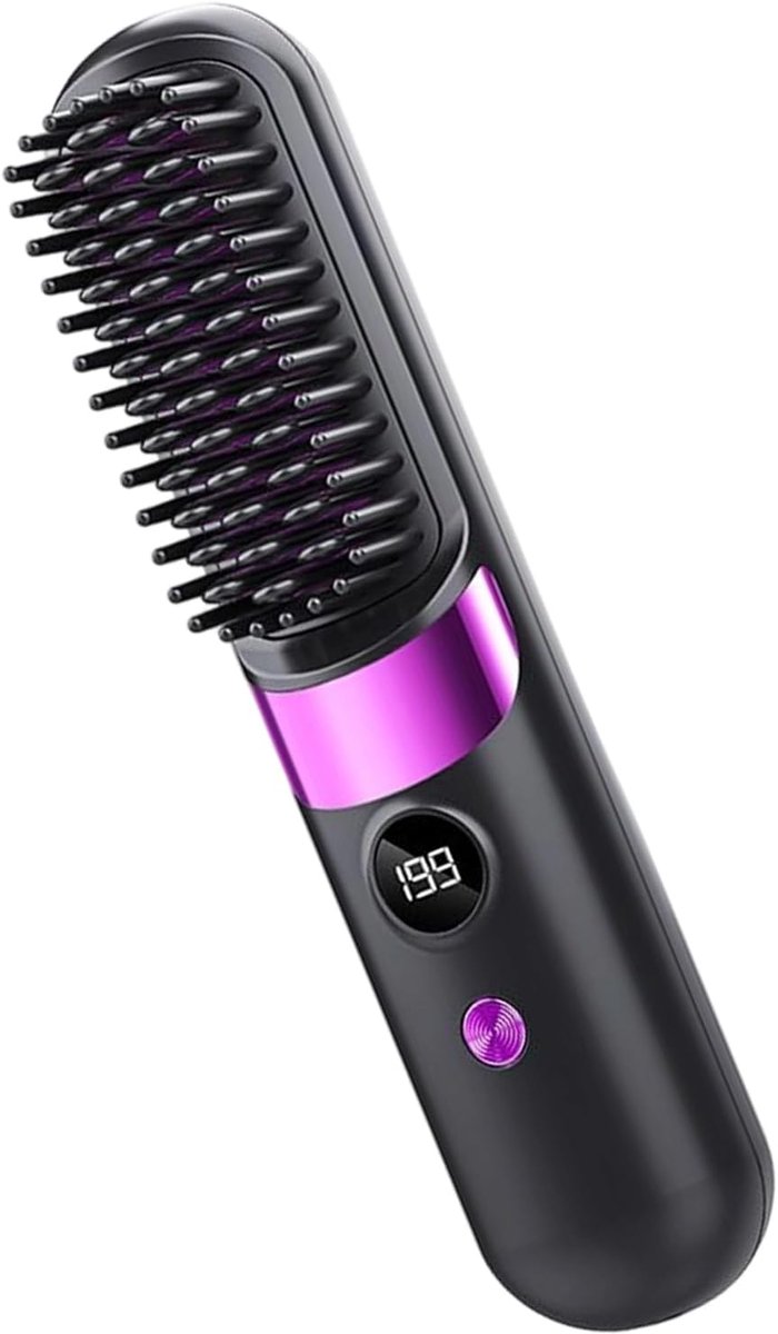 Stijlborstel - Haarstyling Tool - Snelle Haarverzorging - 4 Temperatuur Niveaus - 23.9 x 8.7 cm